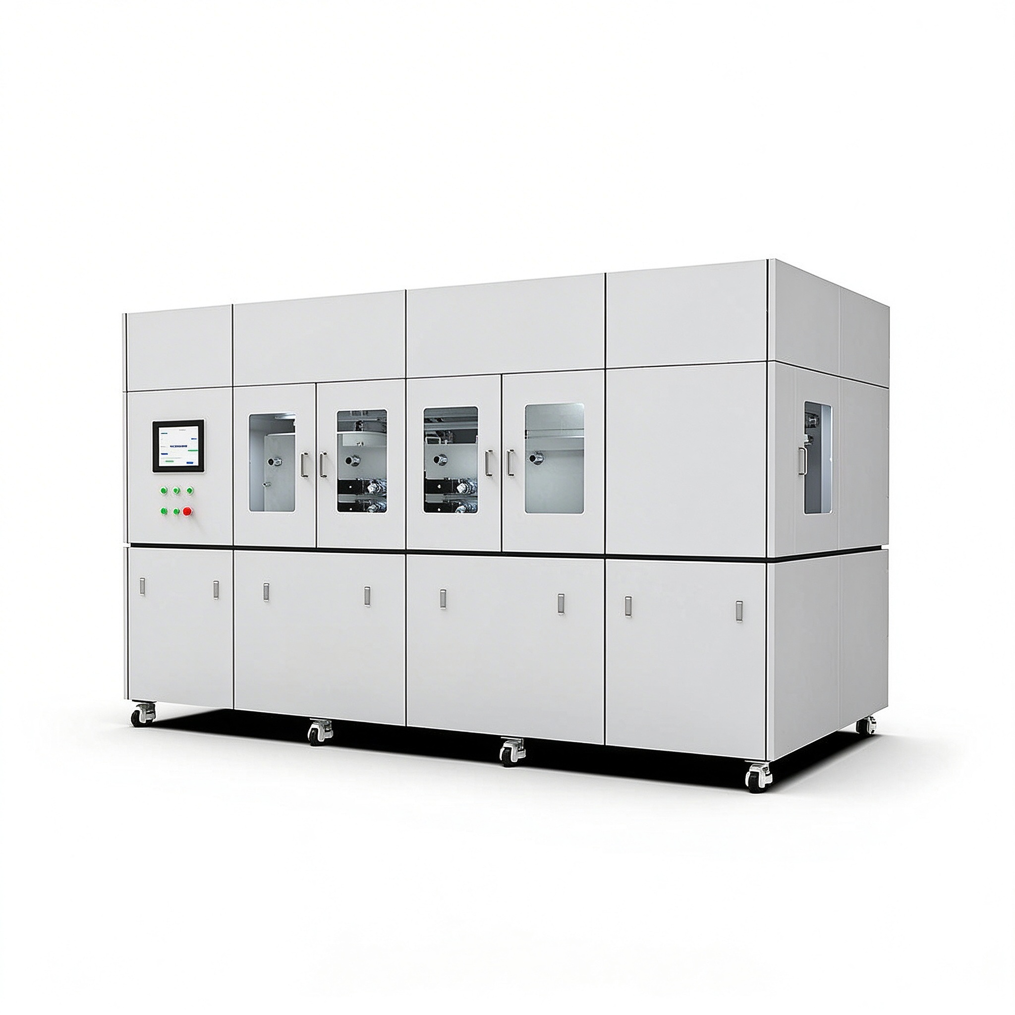 Domestic single-wafer cleaning equipment with multi-chamber body
