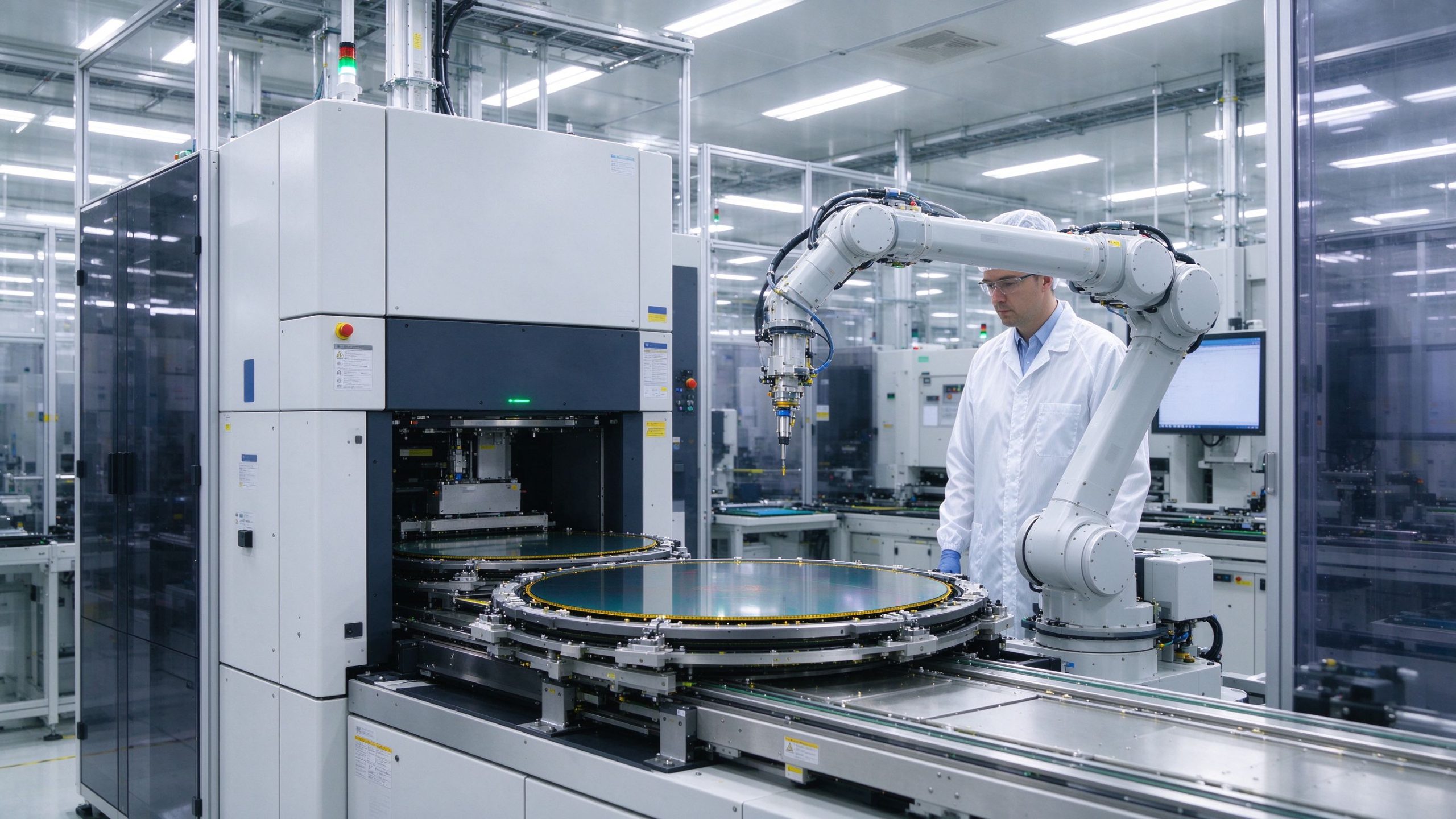 Building of an advanced-node TSMC wafer fab